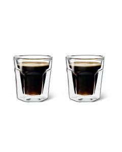 Doppelwandiges Glas 100ml 2er-Set