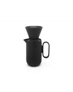 Kaffee-Set Palermo 900ml Keramik schwarz