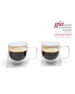 Doppelwandiges Kaffeeglas Otto 2er-Set