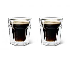 Doppelwandiges Glas 100ml 2er-Set